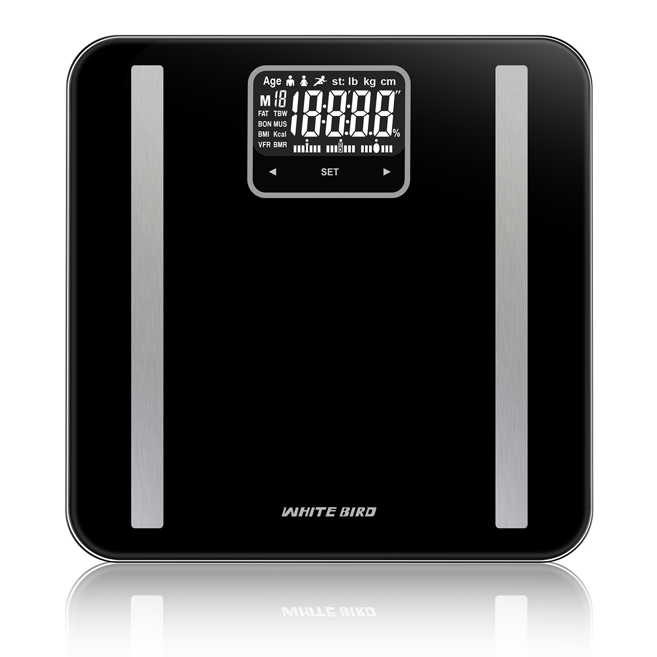 The electronic weight scale measures your health, you deserve it!